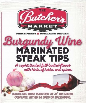 Steak Tips - Burgundy Wine (Cryo-vac)