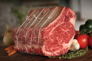 USDA Top Choice - 4 Bone Rib Roast $75.00 is DEPOSIT ONLY