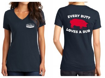 Butcher's Mrkt Merch - Women's "Every Butt Loves a Rub" T-Shirt