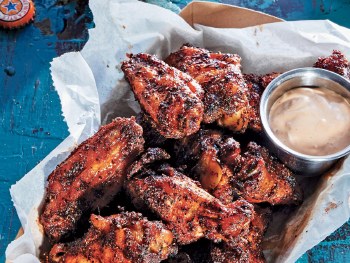 Jumbo Smoked Wings and Maple Bourbon Grilling Sauce Combo