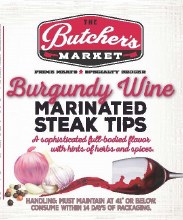 Steak Tips - Burgundy Wine