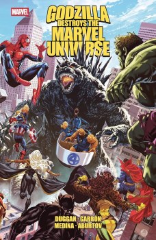 Godzilla Destroys The Marvel Universe TP