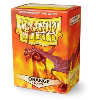 Dragon Shield Orange Matte Standard Sleeves (100)