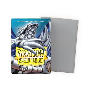 Dragon Shield Japanese Size Matte Silver (60)