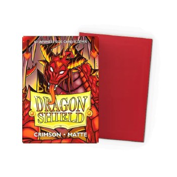 Dragon Shield Japanese Size Matte Crimson (60)