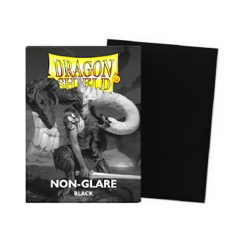 Dragon Shield Non Glare Matte Black Standard Size (100)