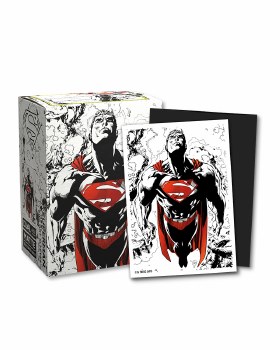 Dragon Shield Matte Art Sleeves Superman Core Red (100)