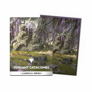 Dragon Shield Matte Dual Art Sleeves Landfall Series Verdant Catacombs (100)