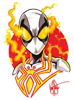 Df Amazing Spiderman #800 Haeser Costume Sketch (C: 0-1-2)