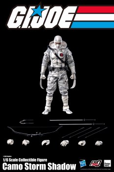 Threezero X Hasbro Gi Joe Camo Storm Shadow Px 1/6 Scale Af