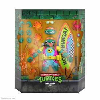 Teenage Mutant Ninja Turtles Ultimates Sewer Surfer Mike W6