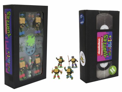 Teenage Mutant Ninja Turtles 40th Anniversary Retro Minimates VHS Box Set