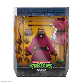Teenage Mutant Ninja Turtles Ultimates Splinter (Flocked) W9 Action Figure