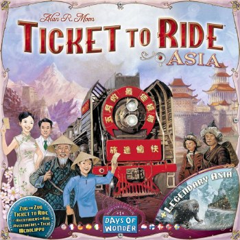 Ticket to Ride Asia Map Collection EN/DE/FR/ES/IT