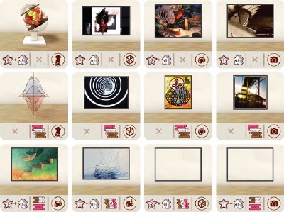 The Gallerist Kickstarter Upgrade Pack SG 1 and 2 EN