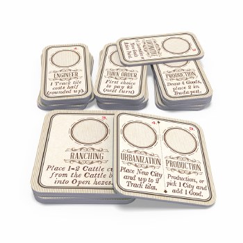 Age of Steam Deluxe Edition Promo Action Tiles EN