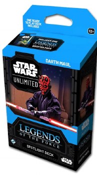 Star Wars Unlimited Legends of the Force Spotlight Deck Darth Maul EN