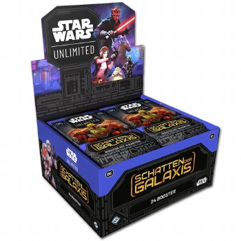 Star Wars Unlimited Schatten der Galaxis Display DE