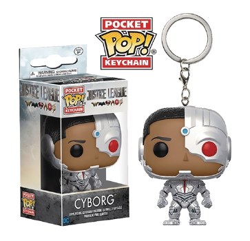 Funko POP! Keychain Justice League Cyborg