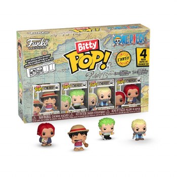 Funko Bitty POP! One Piece 4-Pack Luffy