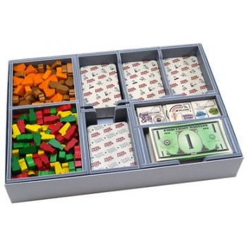 Folded Space Insert Food Chainn Magnate Boardgame Organiser