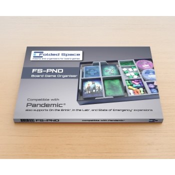 Folded Space Insert Pandemic Boardgame Organiser