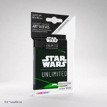 Gamegenic Star Wars Unlimited Art Sleeves Space Green (60+1)