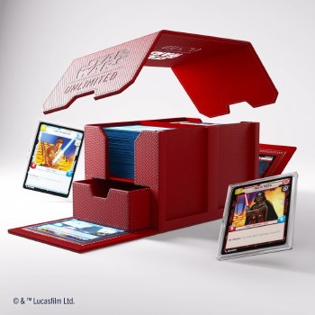 Gamegenic Star Wars Unlimited Double Deck Pod Red 120+