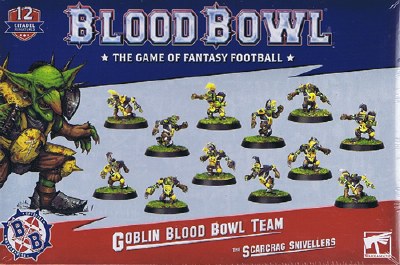 Blood Bowl Goblin Team The Scarcrag Snivellers