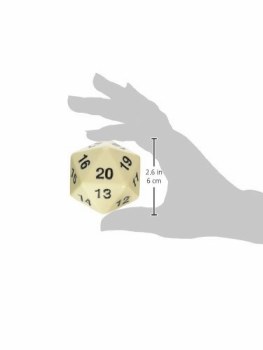 Koplow Opaque Ivory MASSIVE Spindown / Countdown 55mm D20
