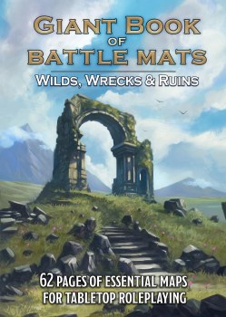 Giant Book of Battle Mats Wilds Wrecks & Ruins EN