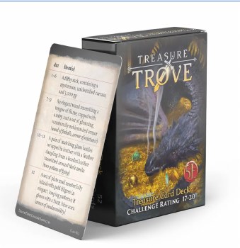 D&D Treasure Trove Treasure Card Deck CR 17 - 20 EN