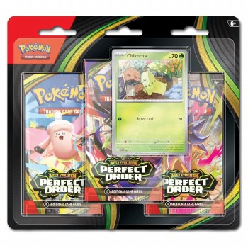 Pokémon Mega Evolution Perfect Order 3 Pack Blister EN