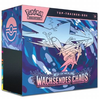 Pokémon Mega Entwicklung Wachsendes Chaos Top Trainer Box DE