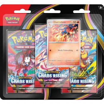 Pokémon Mega Evolution Chaos Rising 3-Pack Blister EN