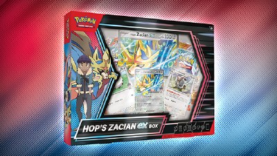 Pokémon Hops Zacian ex Box EN