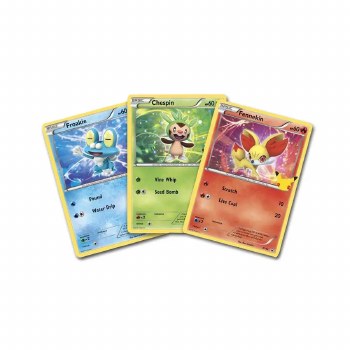 Pokémon Oversized 25th Anniversary Kalos Starter 3Pk Booster EN