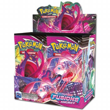 Pokémon Schwert & Schild Fusionsangriff Booster Box DE
