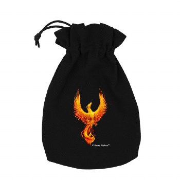 QWorkshop Dice Pouch Anne Stokes Phoenix