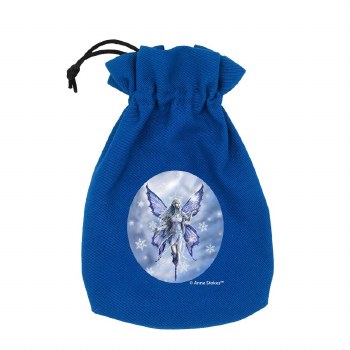 QWorkshop Dice Pouch Anne Stokes Snow Fairy