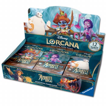 Disney Lorcana Azurite Sea Booster Display EN