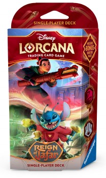 Disney Lorcana Reign of Jafar Starter Deck Ruby/Steel EN