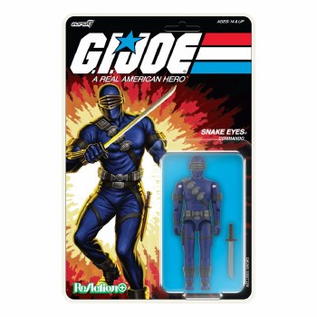 Super7 Ultimates G.I. Joe ReAction+ Snake Eyes Action Figure
