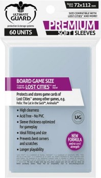 Ultimate Guard Premium Soft Board Game Sleeves Lost Cities (60)