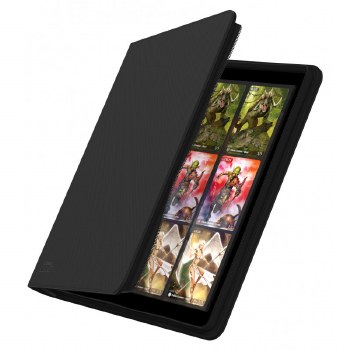 Ultimate Guard Zipfolio XenoSkin Quadrow 24 Pocket Black 480