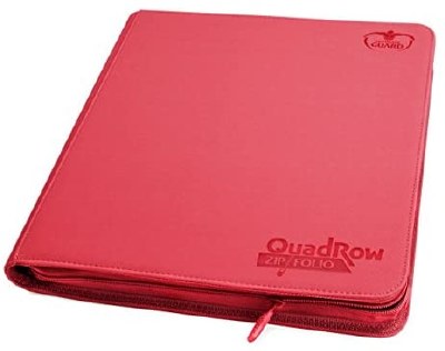 Ultimate Guard Zipfolio XenoSkin Quadrow Red (480)