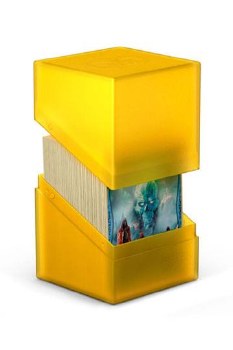 Ultimate Guard Boulder Deck Case Standard Size Amber 100+