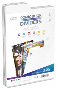 Ultimate Guard Premium Comic Book Dividers White (25)