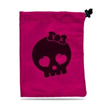 Ultra Pro Treasure Nest Skull Pink Dice Bag