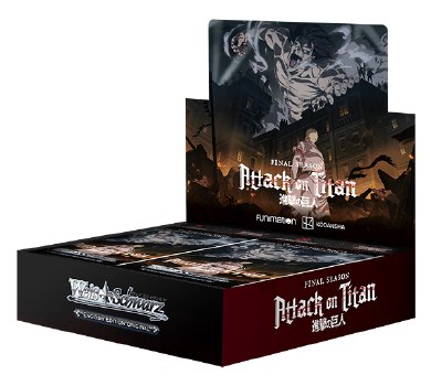 Weiss Schwarz Attack on Titan Final Season 1st Edition Booster Box EN